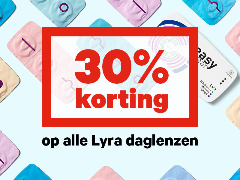 25% korting op alle lenzen