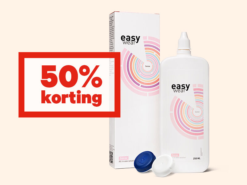 50% korting op Easy Wear Sense