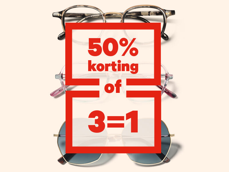 Actie Wat kies jij? korting of 3=1