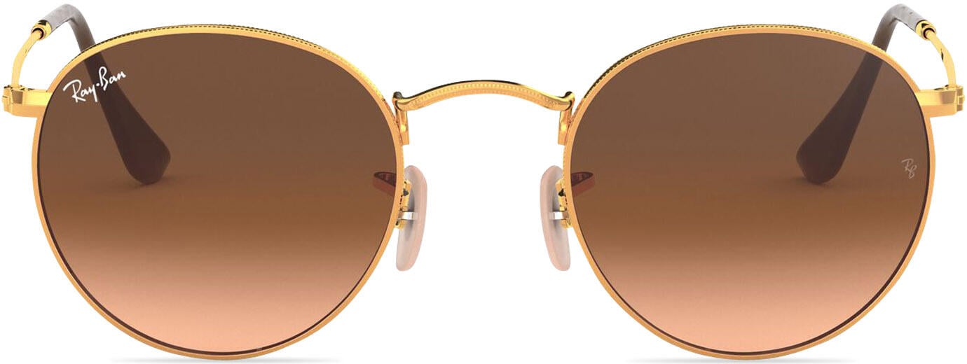 Ray ban round metal brown cheap