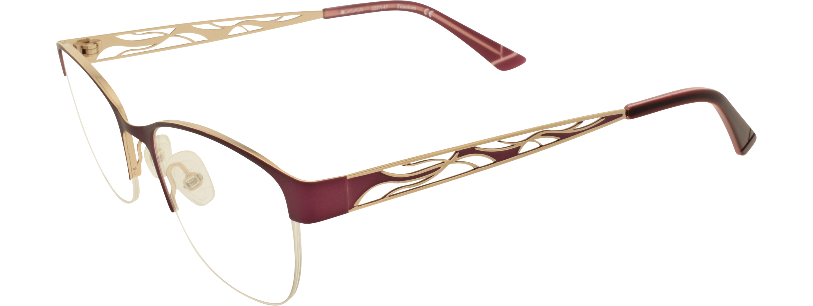 Hans Anders - bordeaux dames bril | Hans Anders