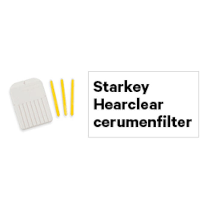 Starkey Hearclear cerumenfilter 1