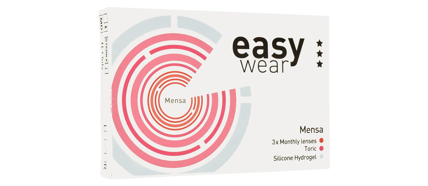 Easy Wear Mensa Toric maandlenzen (3 stuks) 01