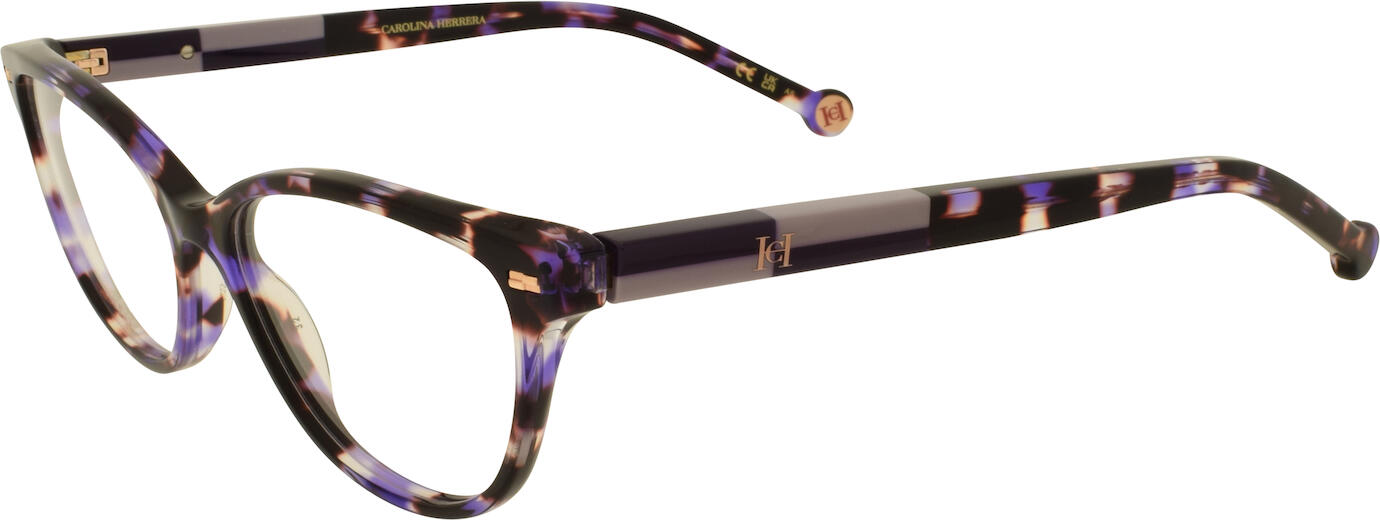 Carolina herrera glasses purple cheap
