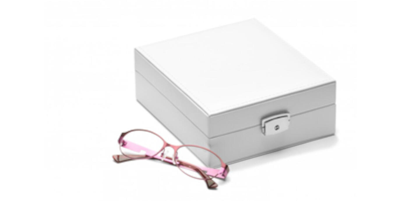 Luxe brillendoos (wit) 01