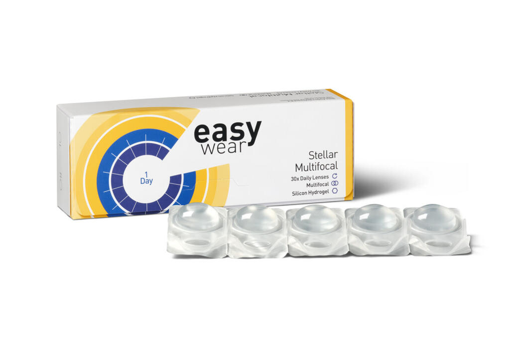 Easy Wear Stellar Multifocal Siliconen Hydrogel Daglenzen +1.50 Add (30 stuks) 21